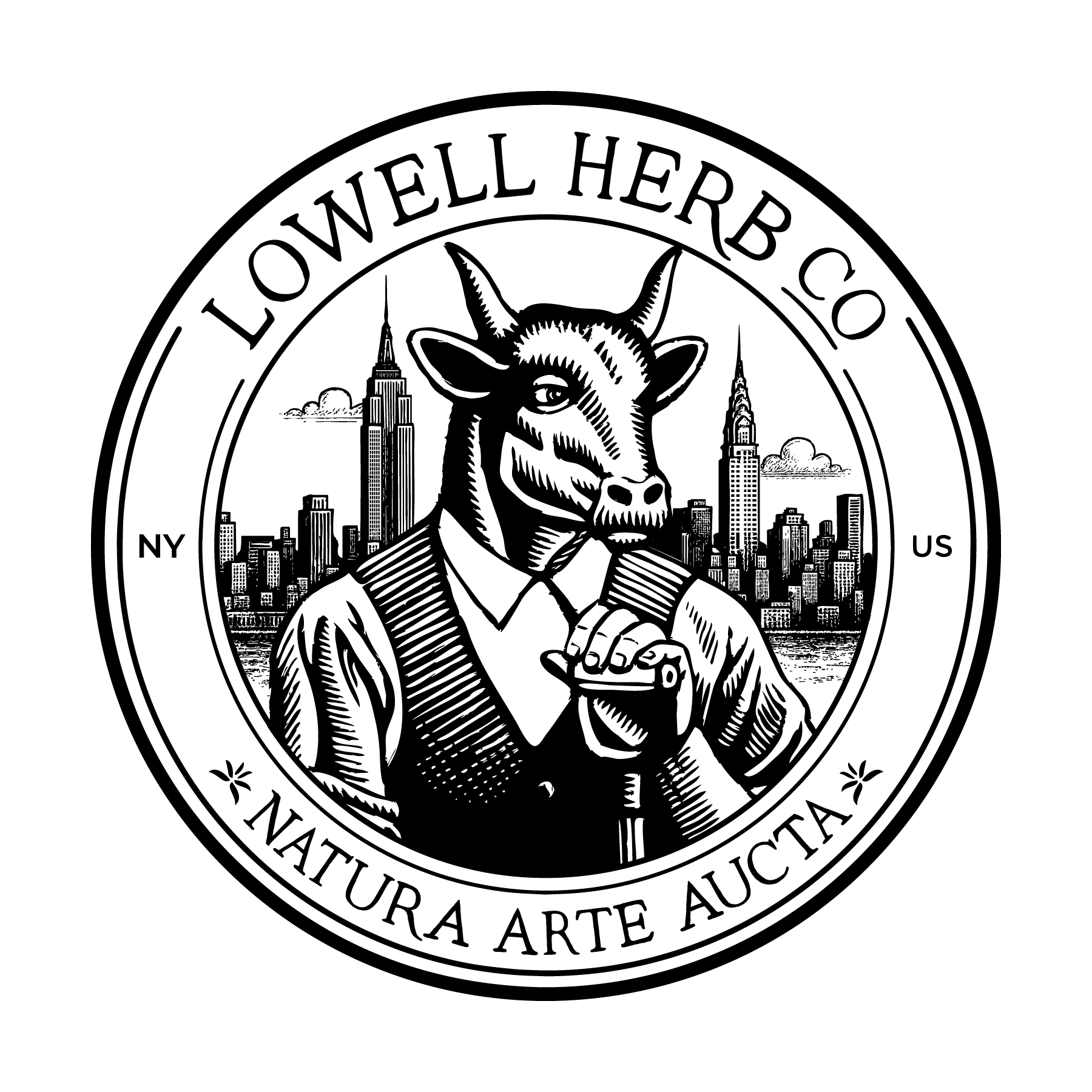 Lowell Herb Co emblem